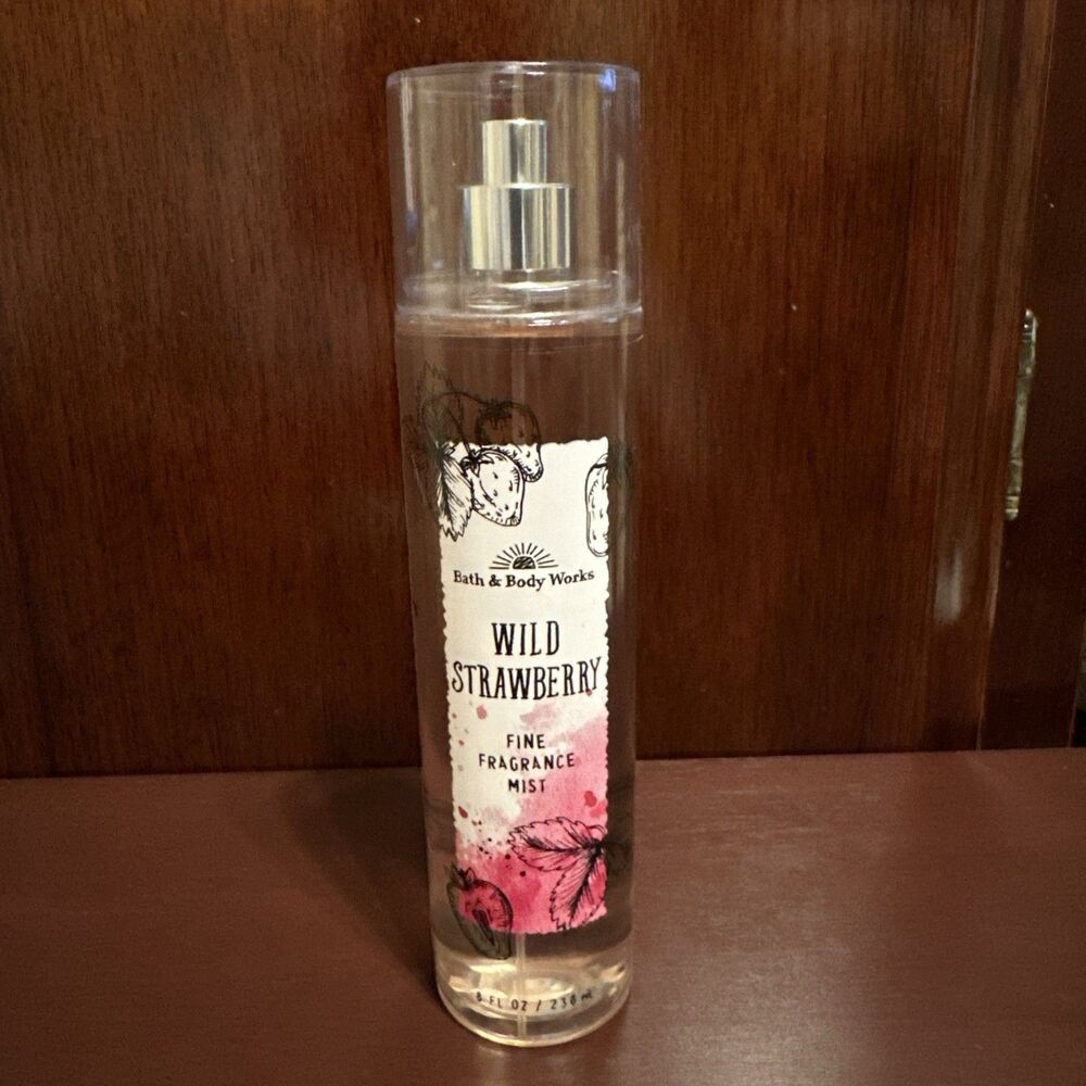 Bath & Body Works Wild Strawberry Fine Fragrance Body Mist Spray 8 oz